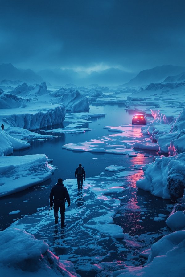 冰河追凶记 高清海报 冰河追凶记 Ice River Chase 电影海报